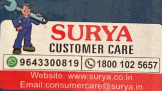 Surya Udaan Hs Star with 2 Year warranty 1200 mm Celling fan + Surya 7W LED Bulb free
