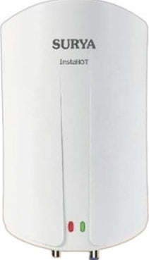 SURYA INSTA HOT 3 L Instant Water Geyser  (White) + Free 9 Watt LED Bulb